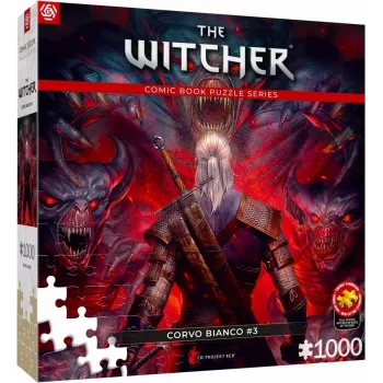 Good Loot Comic Book Puzzle: Wiedźmin Corvo Biały, 1000 elementów
