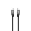 Kabel USB-C Unitek C14100ABK01-2M — 2 m, zasilanie 100 W, przesył danych 40 Gb/s