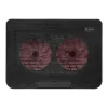 Podkładka chłodząca do laptopa SAVIO COS-02, 2 wentylatory 14 cm, zasilana przez USB, do 17,3 cala, czarna
