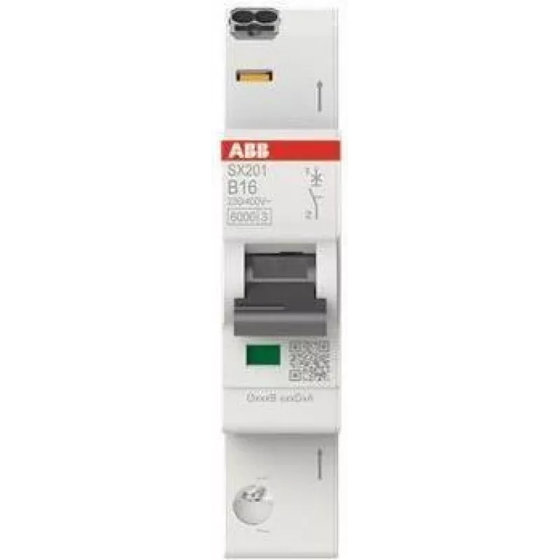 ABB Wyłącznik nadprądowy SX201-B16 Flexline B-char.6kA 16A 1P (2CDS251003R0165)