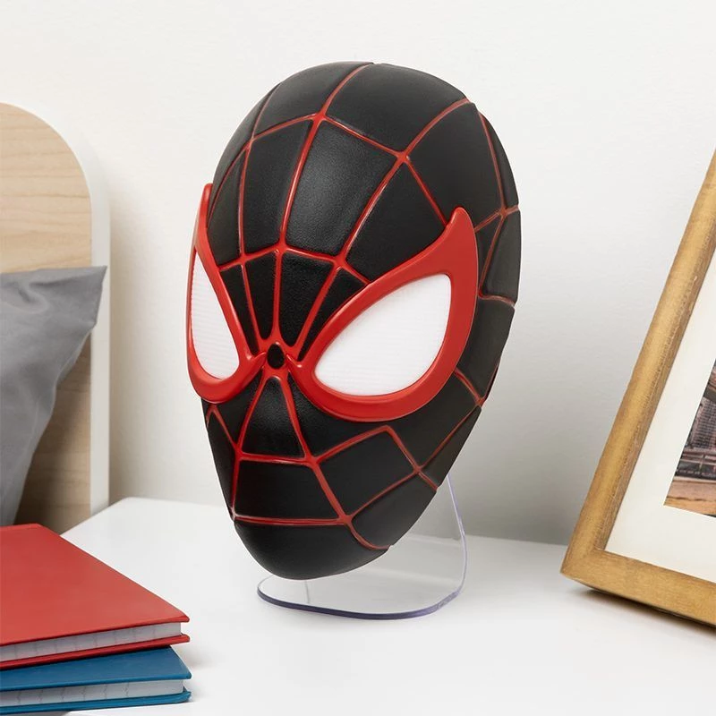 Lampa stołowa Paladone Mask Light PP14323SPMVN Spiderman Miles Morales – lampka nocna w kształcie postaci