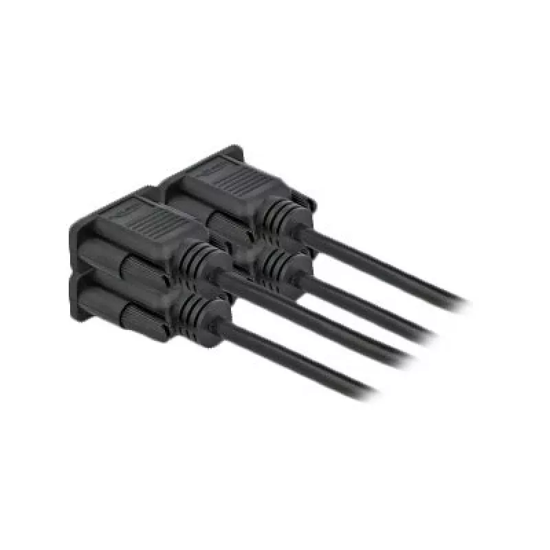 Kabel szeregowy DeLOCK 86604 Czarny 10 m RS-232 Sub-D9