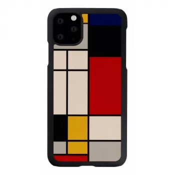 Etui na smartfona man and wood do iPhone 11 Pro Max — drewno czarne