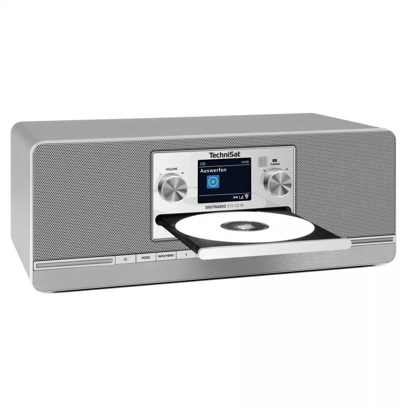 TechniSat DIGITRADIO 372 CD IR Internet Analogowe i cyfrowe Antracyt, Srebrny