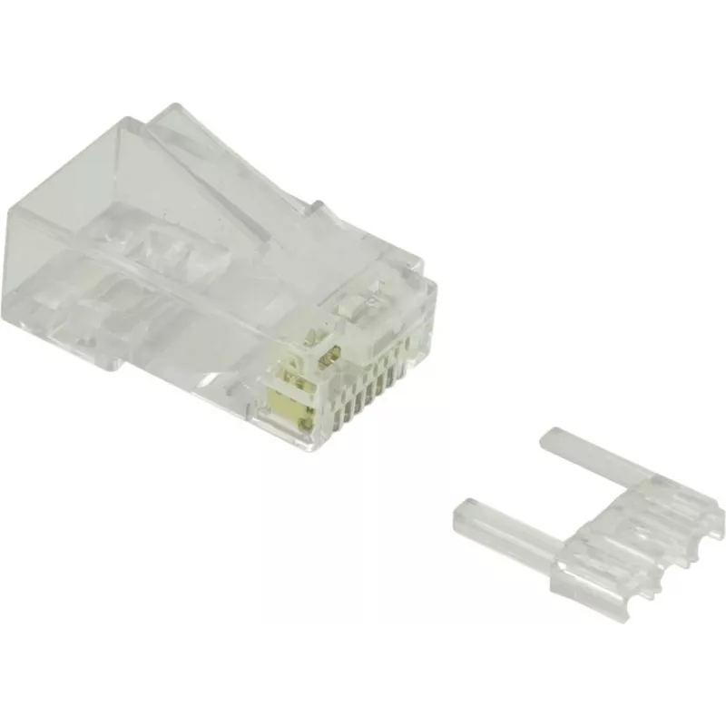 VALUE - Netzwerkanschluss - RJ-45 (M) - ungeschirmt - CAT 6e - durchsichtig (Packung mit 10) (21.99.3062)