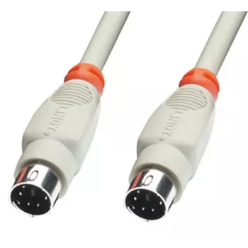 Lindy PS/2 1.0m PS/2 kabel 1 m Szary