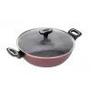 Garnek do zupy JATA TF928 3.6 L Czerwony Aluminium