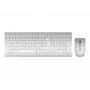 CHERRY DW 8000 klawiatura Mysz w zestawie Biurowa RF Bezprzewodowa QWERTZ Niemiecki Srebrny, Biały