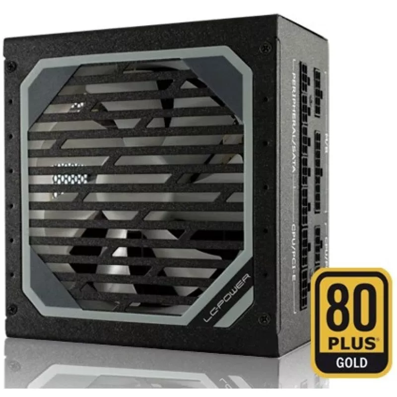 LC Power Super Silent Modular Series LC6550M V2,31 - Zasilacz (wewnętrzny) - ATX12V 2,3 - EPS12V - 80 PLUS Gold - AC 110-240 V - 550 Watt - aktywny PFC - Hammeczerwony Czarny (L