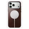 Etui na telefon komórkowy Nomad Traditional Leather etui do iPhone 17 Pro Max, skóra/aluminium/mikrofibra, pasuje do 6,9 cala (Brązowy)
