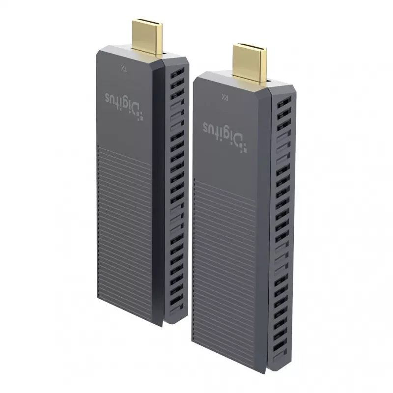 Zestaw bezprzewodowego przedłużacza HDMI DIGITUS DS-55359 — 4K/60Hz, 150 m, nadajnik i odbiornik AV