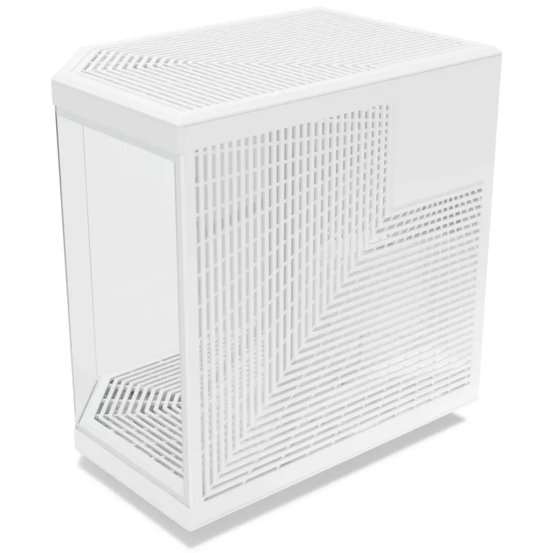 Obudowa komputera HYTE Y70 Midi Tower biała – obsługuje EATX, GPU do 42,2 cm, wysokość chłodzenia CPU 18 cm