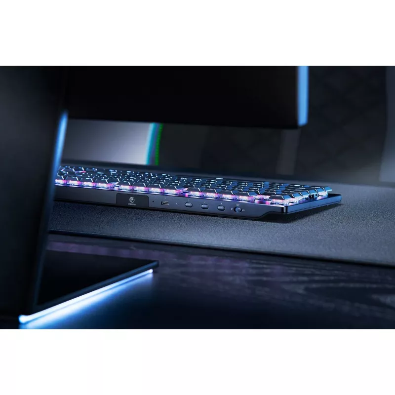 Klawiatura gamingowa Razer RZ03-04370400-R3G1 USB RF Wireless Bluetooth QWERTY niemiecka czarna