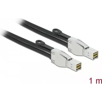 Kabel PCI Express DeLOCK Mini SAS HD SFF-8674 do SFF-8674 1 m