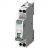 Siemens RCBO, prąd znamionowy 10 A, bieguny 1P+N, czułość wyzwalania 30 mA, typ A, seria SENTRON