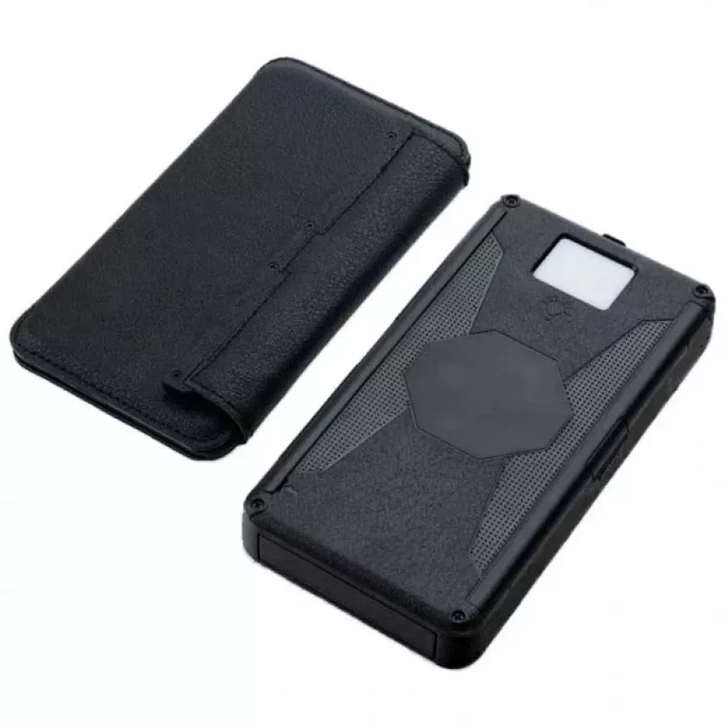 Przenośna bateria PowerNeed ES20000B 20000mAh — 2x USB 5V/2A, 9W, wodoodporna, czarna, 370 g