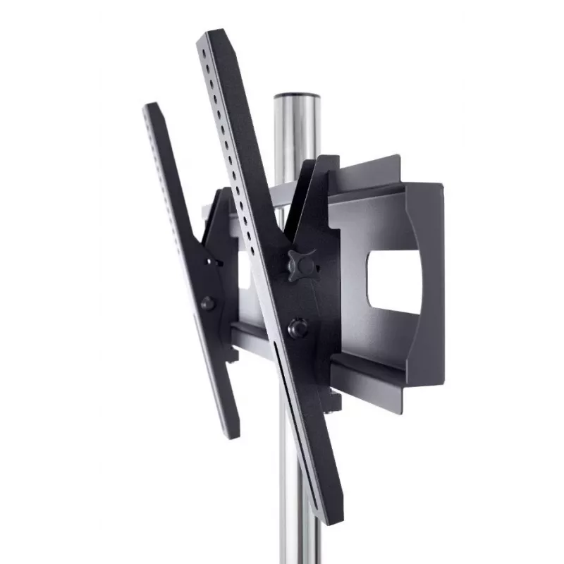 Stojak pod monitor Edbak TR51 152,4 cm 60 cali Wolnostojący Czarny Udźwig 80 kg