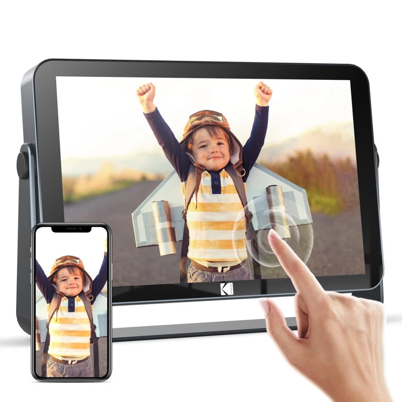 Kamera WiFi Kodak RWF-109V smoky gray — wewnętrzna kamera bezpieczeństwa Wi‑Fi, kompaktowy design