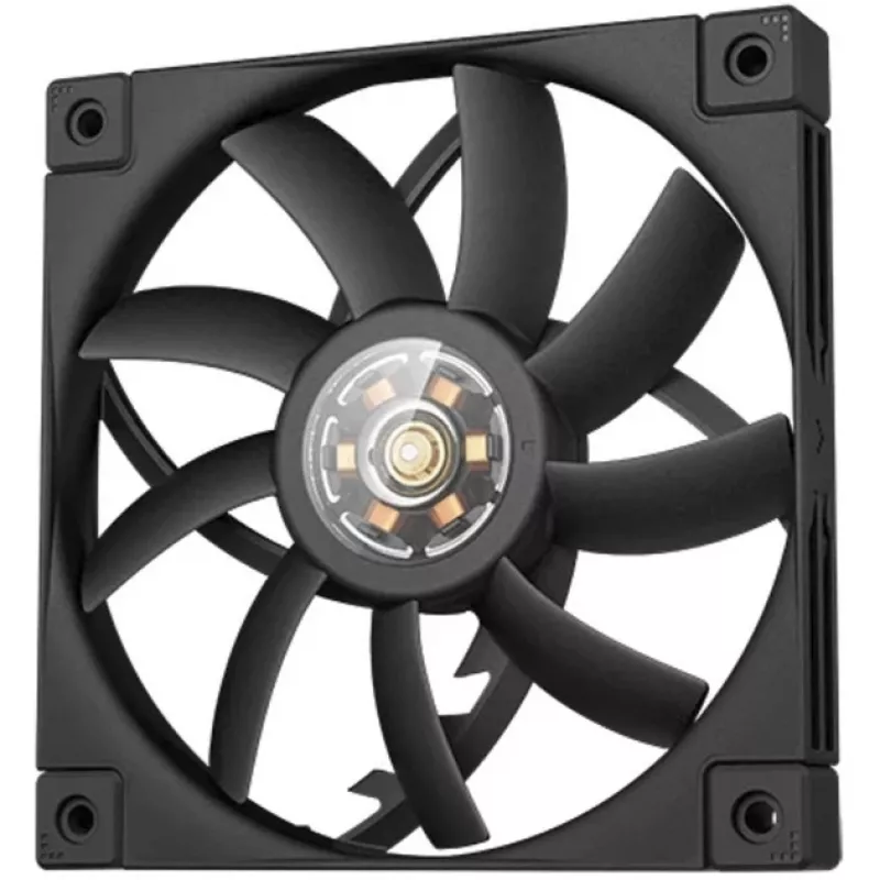 Wentylator obudowy cienki 120 mm PWM DeepCool FT12 cienki — czarny, niskoprofilowy design, sterowanie PWM