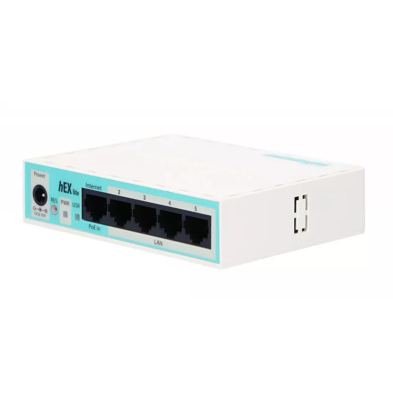 Mikrotik hEX lite router przewodowy Biały