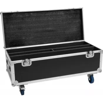 Flightcase Roadinger na 2x LED TMH Bar-S120 z kółkami — ochronny futerał transportowy