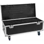 Flightcase Roadinger na 2x LED TMH Bar-S120 z kółkami — ochronny futerał transportowy