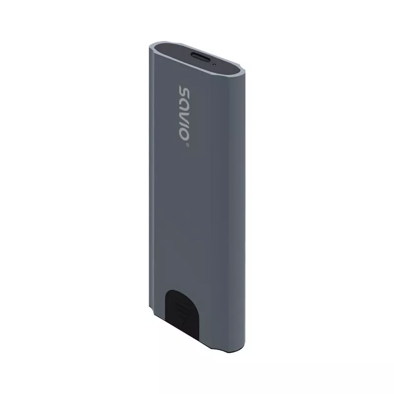 Obudowa M.2 SSD SAVIO AK-67 szara, USB 10 Gbit/s, obsługa pojedynczego dysku M.2