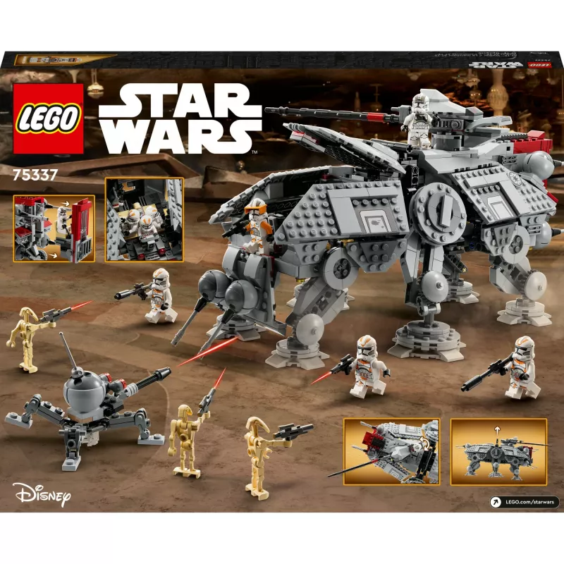 LEGO Star Wars: Zestaw Walkera AT-TE z figurkami droidów (75337)