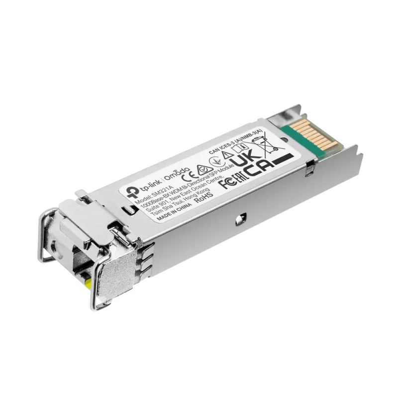 TP-Link 1000Base-BX WDM dwukierunkowy moduł SFP, światłowodowy, 1250 Mbit/s, SFP, LC (UPC), 9/125 µm, 10000 m