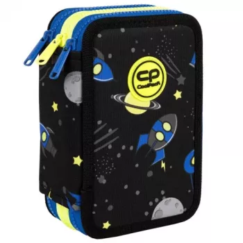 Piórnik CoolPack Jumper 3 ATLANTIS F067828 — trzypiętrowy piórnik szkolny