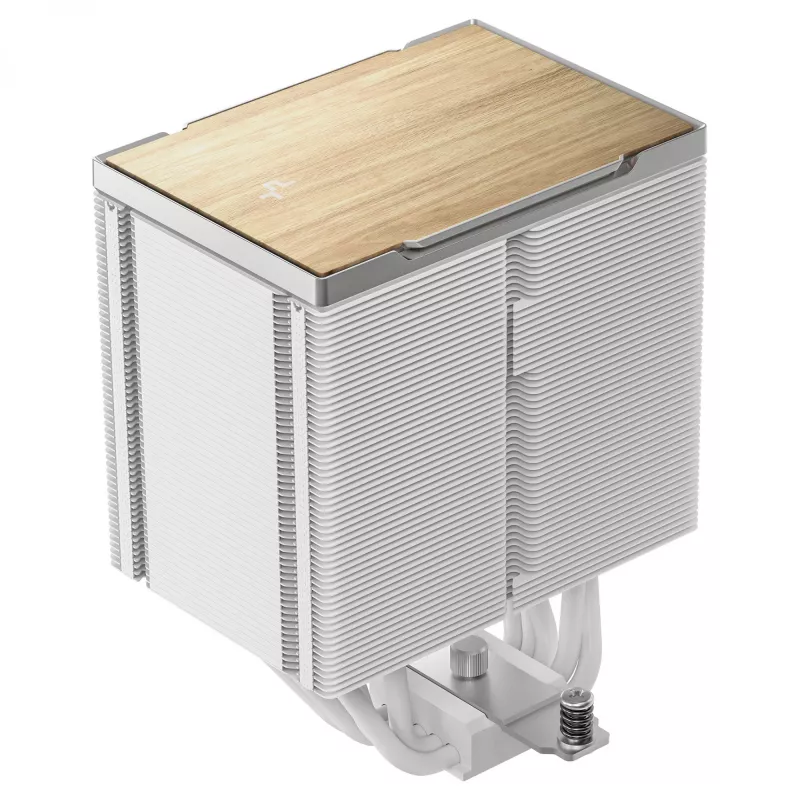 Chłodzenie procesora DeepCool AK500 G2 WH, wentylator 120 mm, maks. ciśnienie powietrza 3,33 mmH2O, 117×129×159 mm, biały