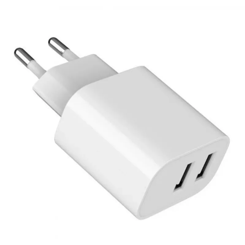 Ładowarka Gembird TA-UC-2A12-01 Wewnętrzna AC 2.4A 2 USB Biała