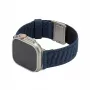 Pasek do zegarka GUAN premium do Apple Watch 42/44/45/46/49 mm — niebiesko-czarny