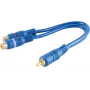 Kabel audio RCA 2 x RCA ShiverPeaks BS40045 0,2 m niebieski