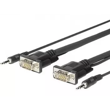 Vivolink PROVGAMCS4.6 adapter kablowya wideo 4,6 m VGA (D-Sub) + 3,5 mm czarny