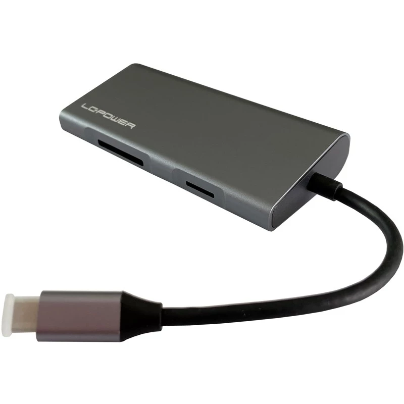 Stacja dokująca do laptopa LC-Power LC-HUB-C-MULTI-5 USB 3.2 Gen 1 Type-C przewodowa