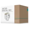Chłodnica powietrzna DeepCool AK700 Digital WH, wentylator 120 mm, obsługa AM5/AM4/LGA 1700/1200/1155/1151/1150, biały