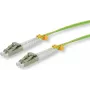 Roline - Kabel krosowy - LC Multi-Mode (M) na LC Multi-Mode (M) - 5 m - Światłowód - 50/125 mikrometra - OM5 - Bezhalogenowy - Zielony