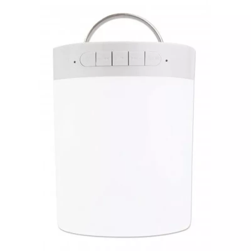Manhattan Sound Science Głośnik Bluetooth, Czas odtwarzania 5 godzin, Zasięg 10 m, Czytnik kart microSD (32 GB), Złącze Aux 3.5 mm, Moc wyjściowa 3 W, Kabel ładujący USB-A w zestawie, Bateria 1200 mAH, Bluetooth v5, Wbudowany wieszak, Biały, 3 lata gwarancji