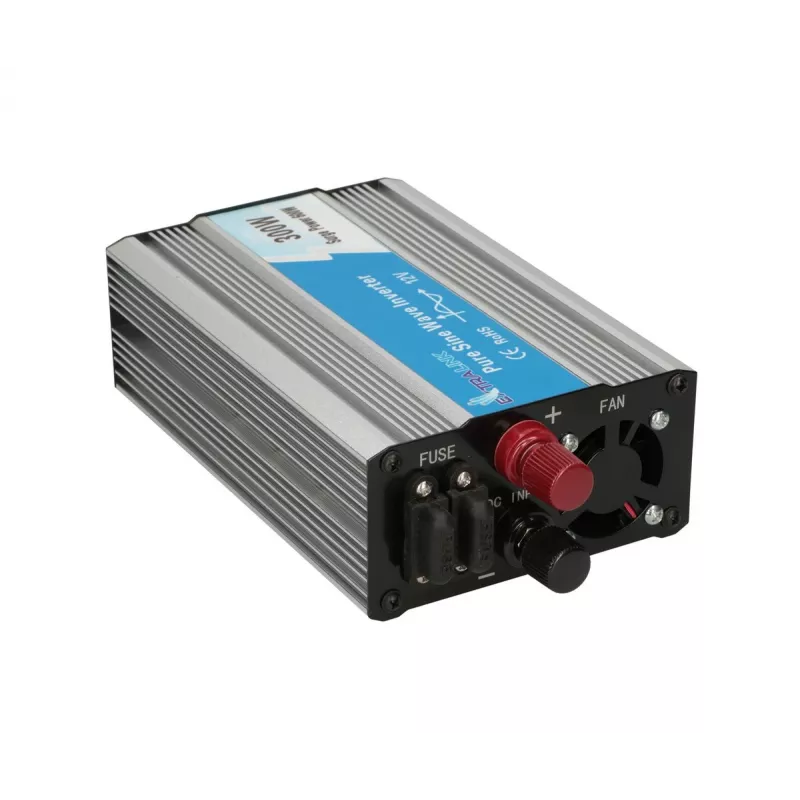 Przetwornica napięcia Extralink OPIP-300W 12V 300W czysty sinus, obudowa aluminiowa, aktywne chłodzenie