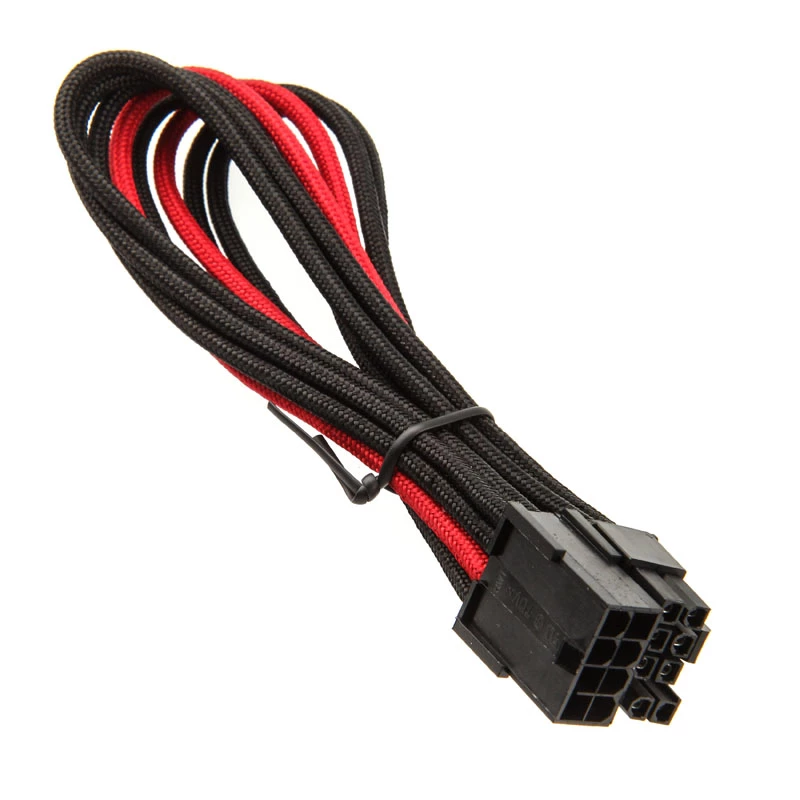 SilverStone Kabel PCIe 8-pin do PCIe 6+2-pin, 250 mm – czarny/czerwony
