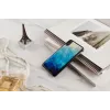 Etui iKins do iPhone XS Max — niebieski lakierowane, czarne wykończenie