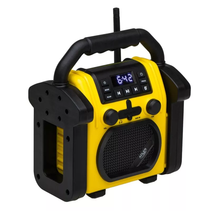Radio budowlane z Bluetooth - IPX 54 Adler AD 1911