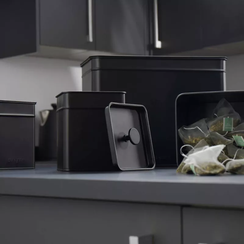 Pojemnik na chleb Salter BW124581EU7 Kuro steel design - stalowe przechowywanie pieczywa i wypieków