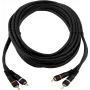 Audio Cinch kabel Omnitronic 30209382 2x2, 15 m length, RCA male-to-male, stereo signal