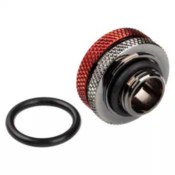 BitsPower Multi-Link Adapter prosty G1/4 inch męski do rurki sztywnej AD 16 mm, czarny połysk