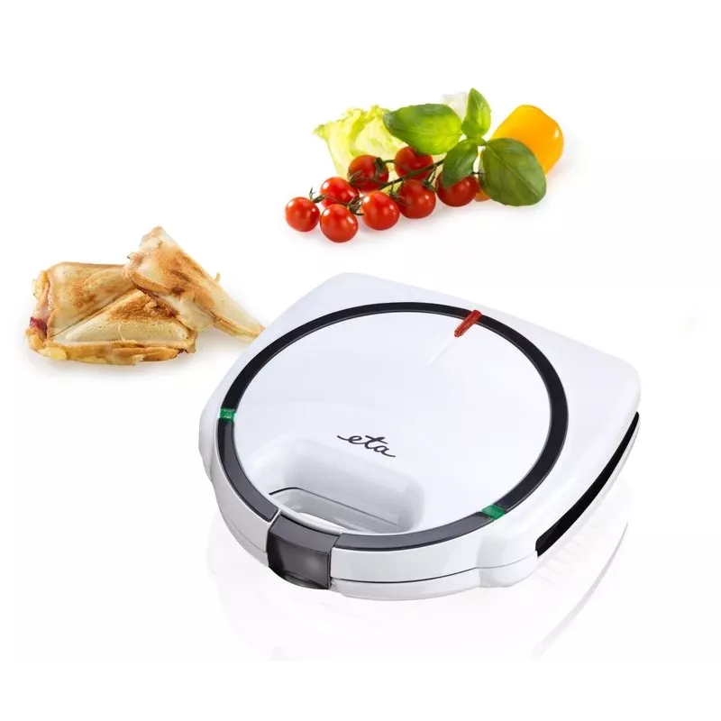 ETA | Opiekacz do kanapek | Pievo ETA015190000 | 750 W | Liczba płytek 1 | Liczba tostów 2 | Biały