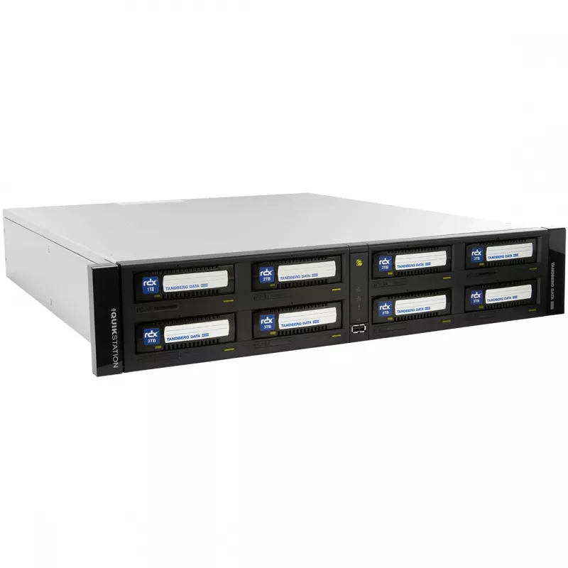 Tandberg RDX QuikStation 8 RM 8-kieszeniowy 2x 10Gb Ethernet 2U NOWY