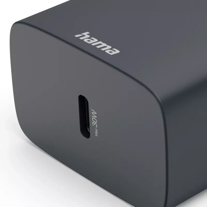 Hama 00086442 mobile device charger Smartphone szary AC Fast charging Indoor