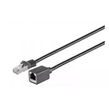 Microconnect STP601SEXT kabel sieciowy Czarny 1 m Cat6 F/UTP (FTP)